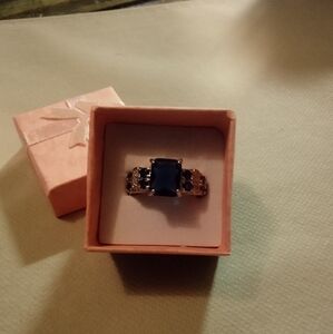 Faux Black Onyx Ring